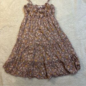 Be Cool Boho Floral Tiered Dress